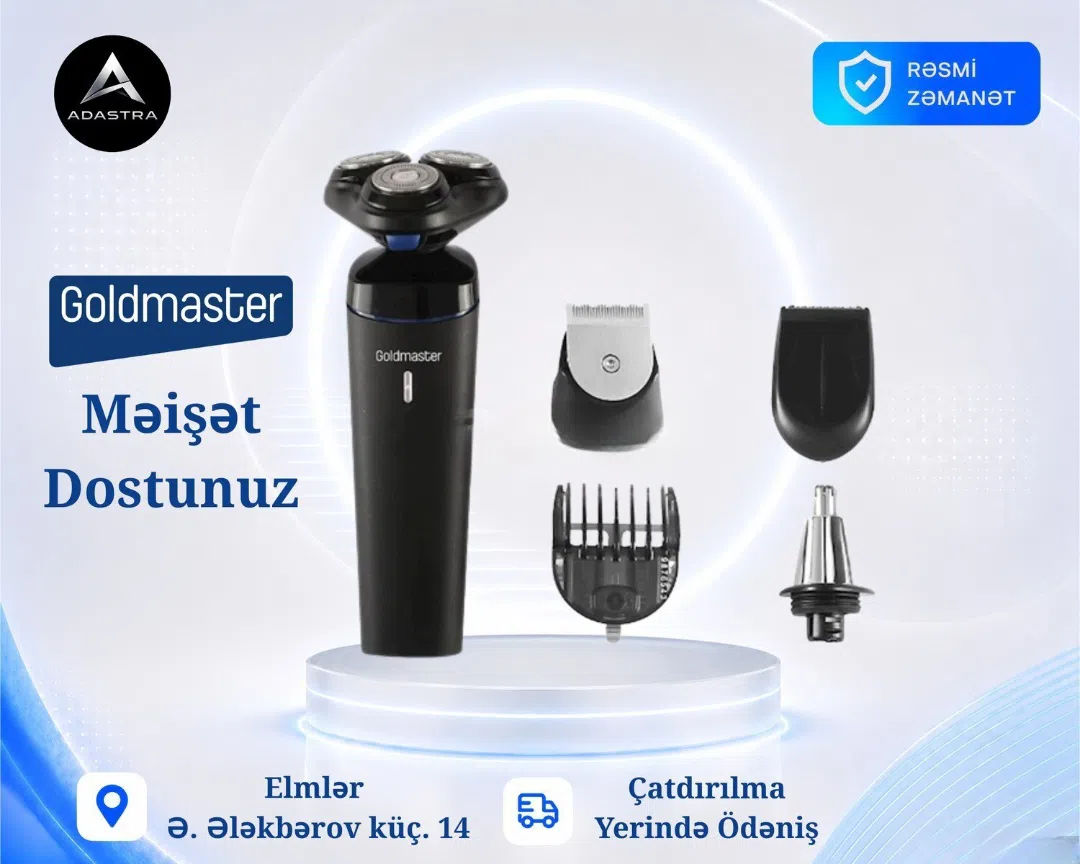 Goldmaster GM-8141 Zero 5-in-1 üzqırxan və trimmer — şəkil 1