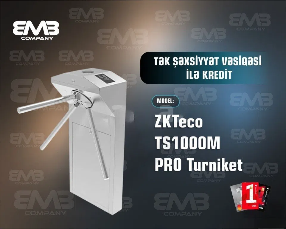 ZKTeco TS1000M Pro ştativ turniket