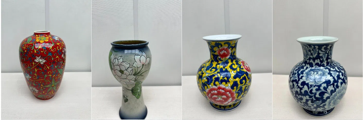 Keramika güldan, Qarışıq rəng