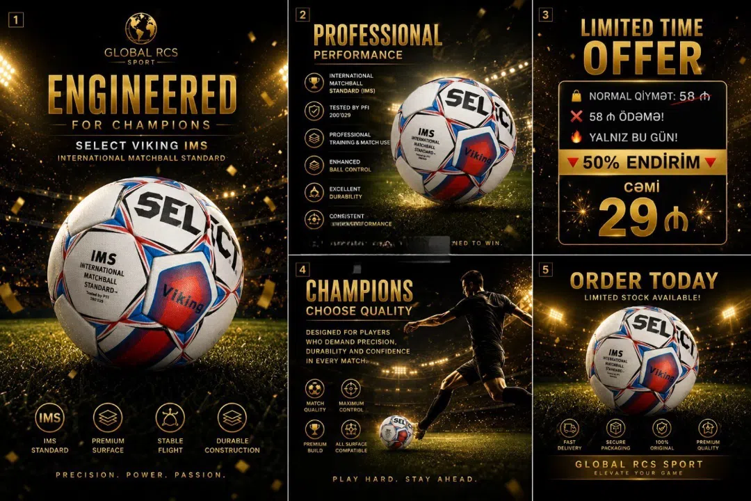 Beynəlxalq standart futbol topu - Tenderyard