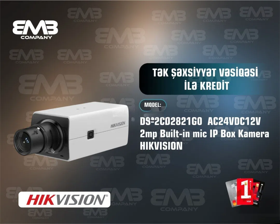 Hikvision DS-2CD2821G0 IP Box Kamera - Tenderyard