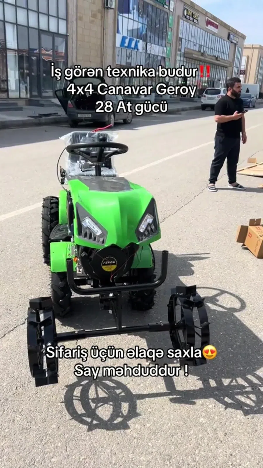 Mini traktor, kənd təsərrüfatı texnikası — şəkil 3