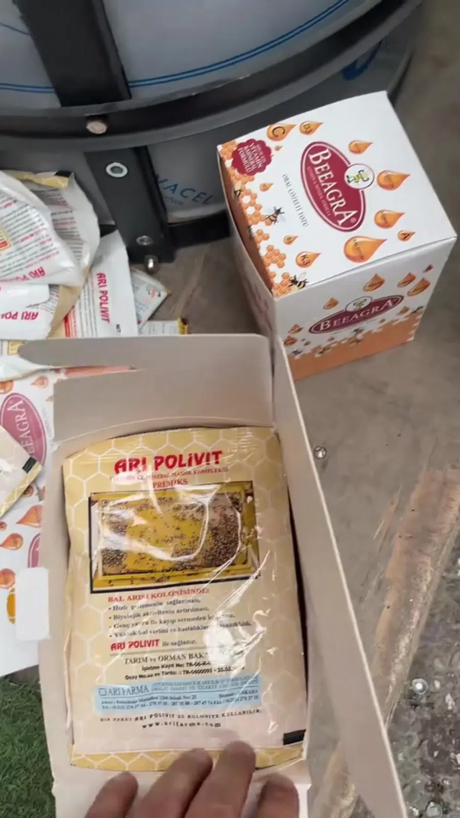 Arı vitaminləri, arı ailələri üçün qida əlavəsi — şəkil 3
