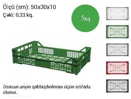 Plastik yeşiklər istehsalı — şəkil 7