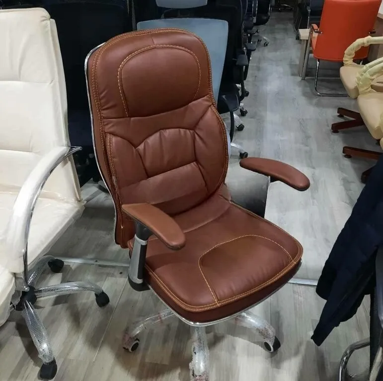 Brown color, Office chair - Tenderyard