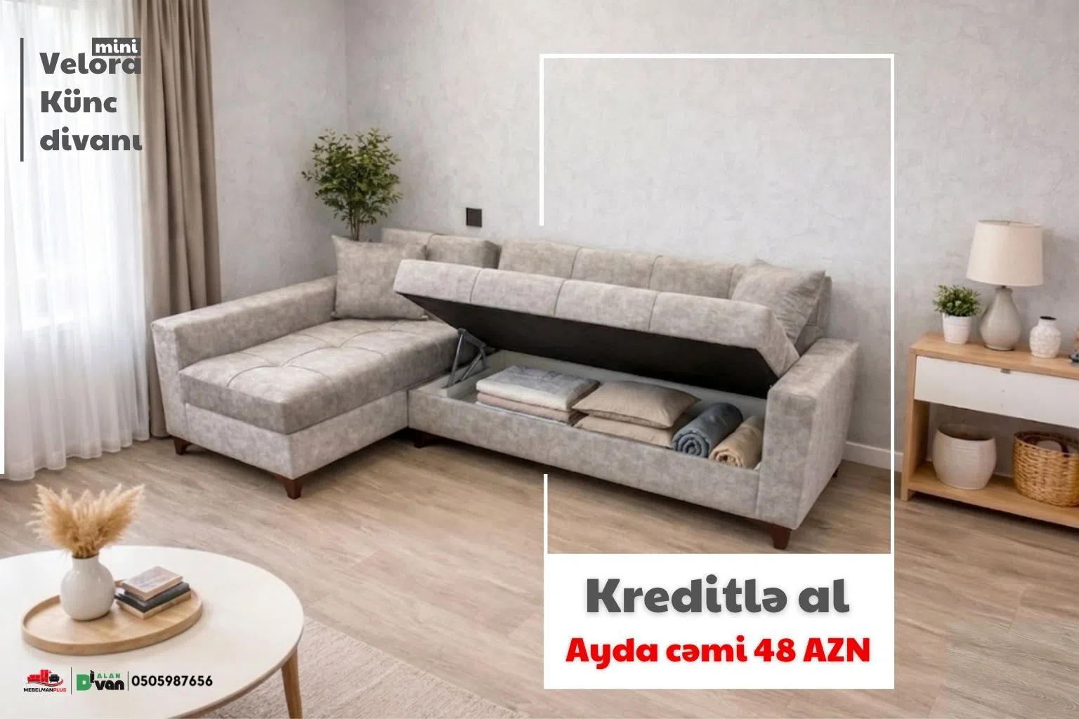 Künc divan, Qarışıq rəng