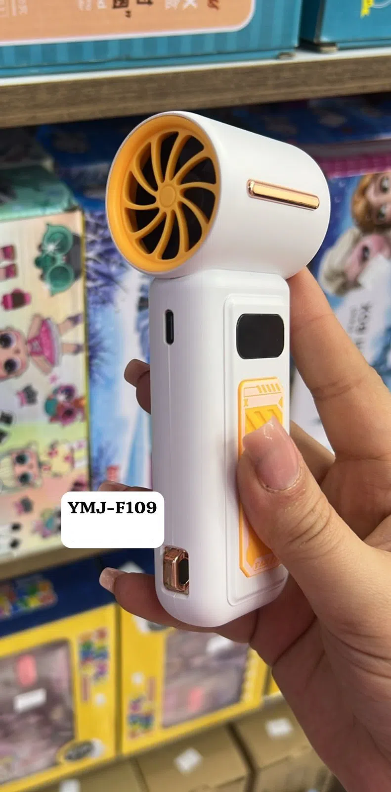 Mini əl ventilyatoru, USB şarjlı və akkumulyatorlu — şəkil 2