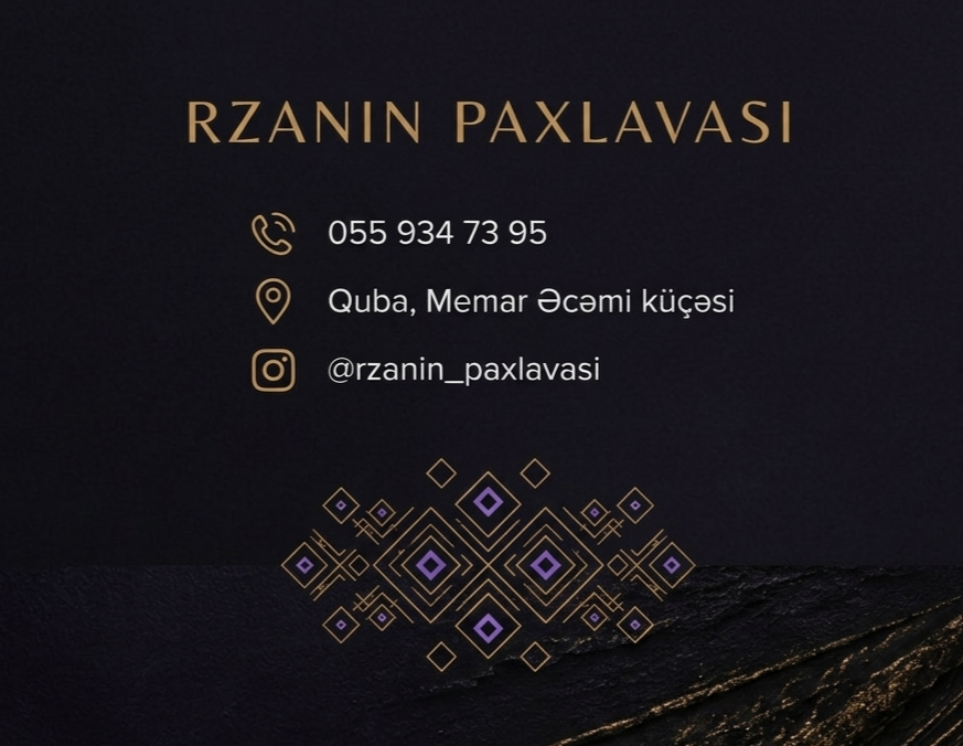 Rzanın Paxlavası Quba — şəkil 2