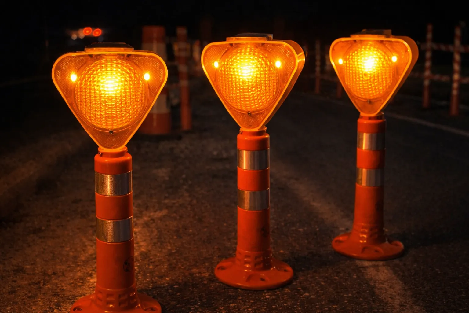Solar Powered Road Barrier Light - Tenderyard