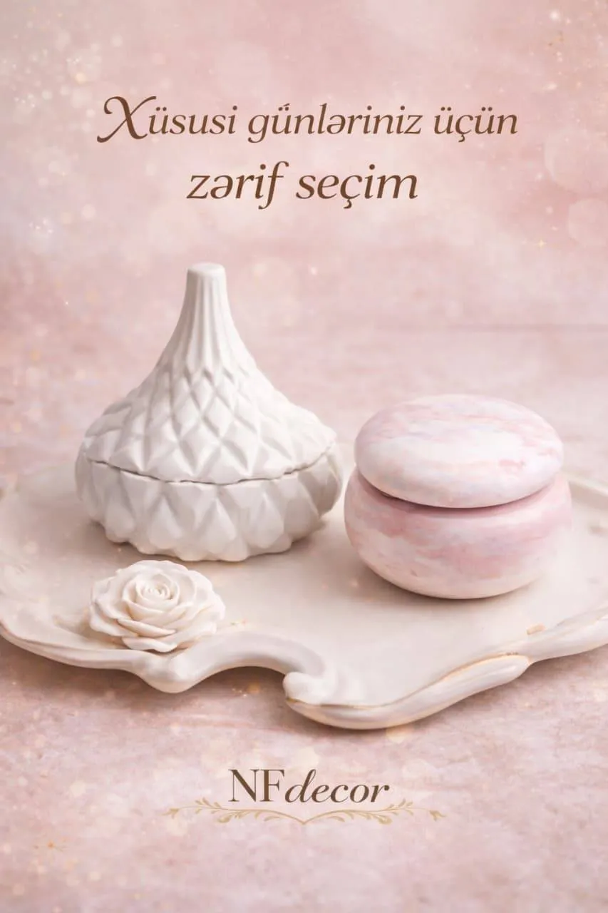 Dekorativ bəzək qutuları dəsti — şəkil 1
